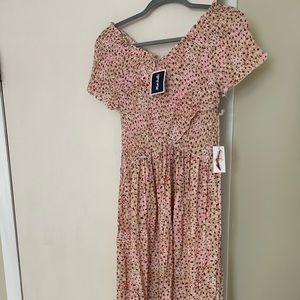 Peach Jessica Simpson maxi dress NWT